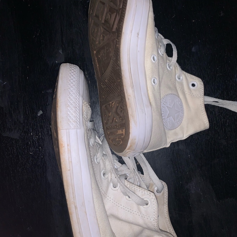 All white converse